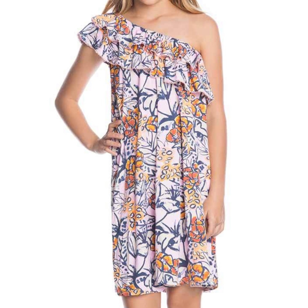 💕 MAAJI Girls One Shoulder Ruffle Dress 💕